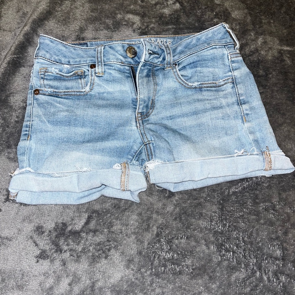 Light wash Jean shorts